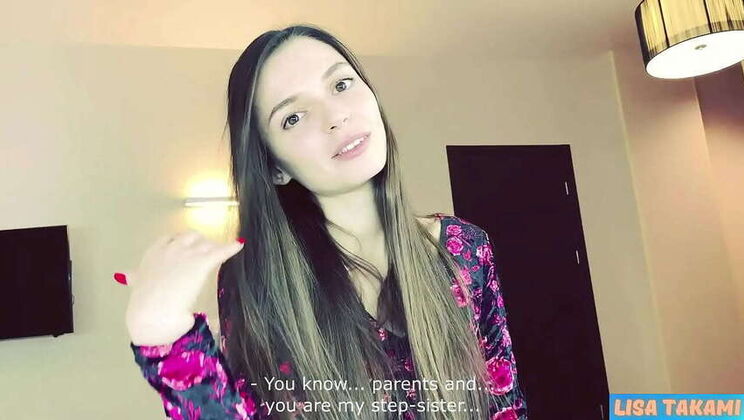 Stepmother Films 18-Year-Old Step-Son's First Creampie on His Birthday - Lisa Takami