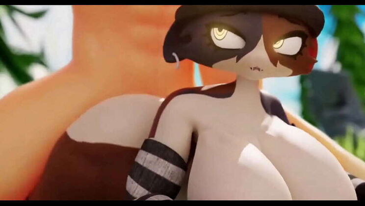 Sultry feline MILF handles big rod in public