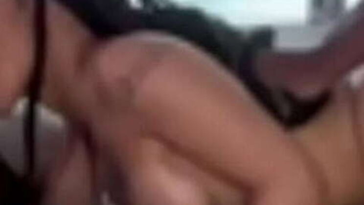 Slim & Curvy Ebony Threesome with Multiple Popshots - Part 2