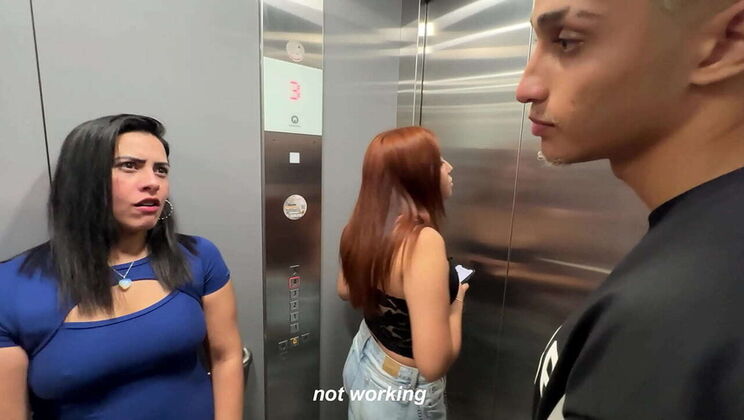 Big Booty Latina Kylei Ellish Fucked by Neighbor in Elevator