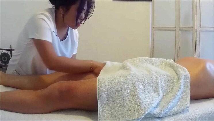 Asian Massage Parlor Action with Real Orgasms