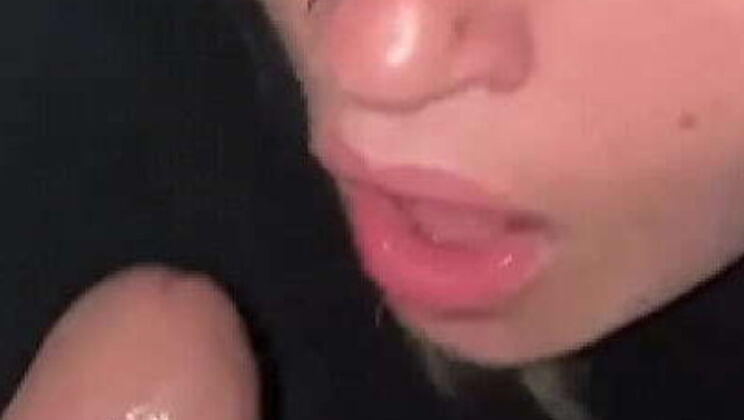 Blonde Amateur Deepvane Takes Black Cock Deep Down Her Throat