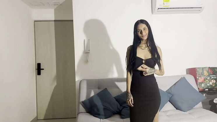 Latina Girl Swallows My Big Load