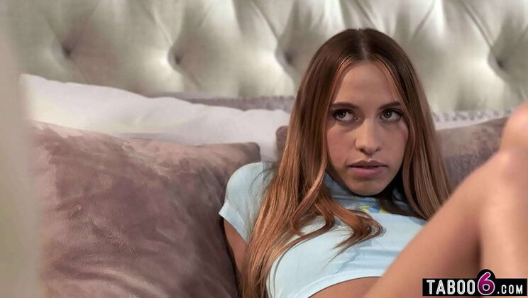 Stepbrother Catches Khloe Kapri Masturbating and Fucks Her Hard