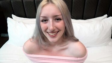 18-Year-Old Blonde Teen Sucks Big Dick in POV Blowjob - 4K HD