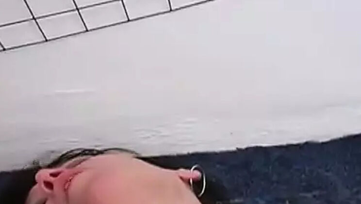 German Brunette Spanked Hard Before Sucking Massive Cock