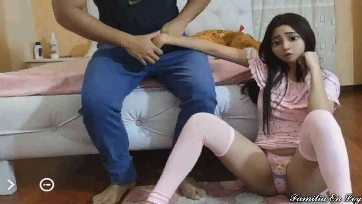 Young Latina Stepdaughter Obeys Mom, Stepdad Takes Advantage in Doggystyle