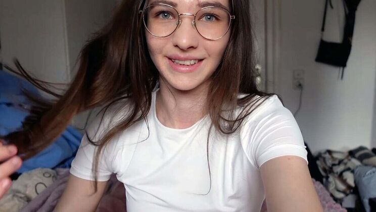 Innocent German Teen with Big Labia Pussy Fucks Hard in Cowgirl Outfit - Emmi-Hill