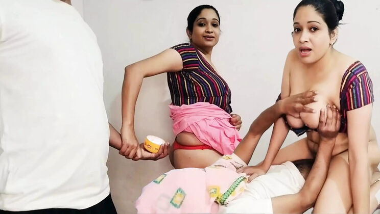 Desi Bhabhi Cheats on Husband with Devar's Big Cock - Hot Cowgirl Ride & Creampie