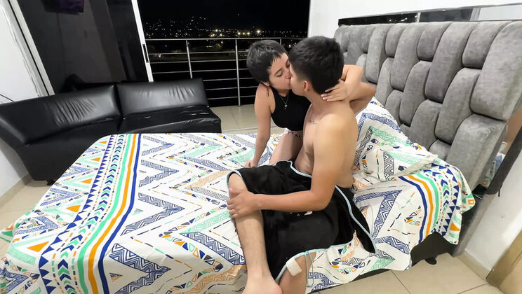 Sick Day Fun: Busty Latina Sister Helps Out With Her Big Ass - HD 4K Porn