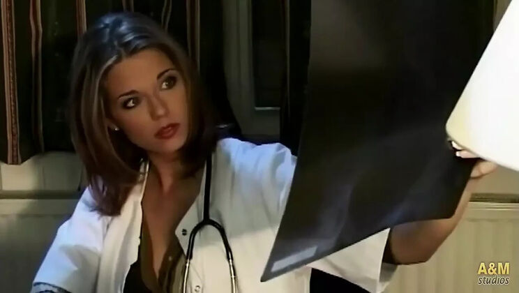 Hot Doctor & Nurse Threesome with Patient - Anal & Stockings - Simony Diamond, Jenna Red