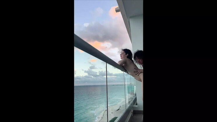 Lesbian Strap-On Sex in Cancun - YourFavoriteMommy & SavvyStar Fuck Hard