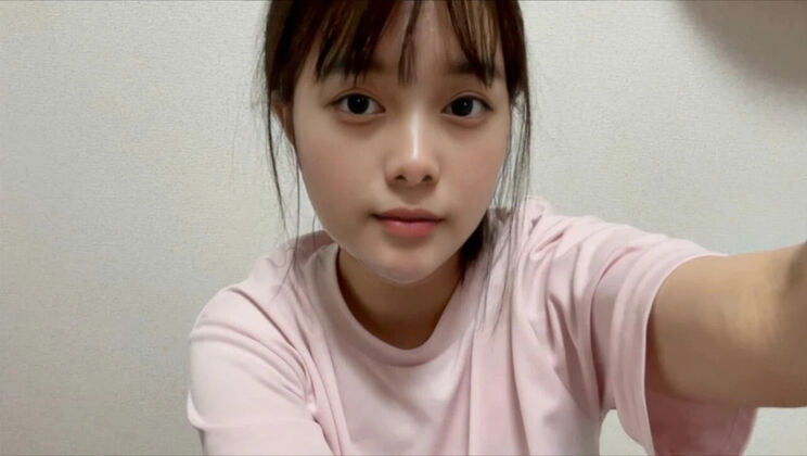 Japanese College Babe Masturbates After Seeing Swimmer's Big Dick