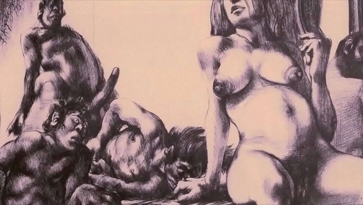 Sexy Vintage Art - Erotic Cartoon Drawings