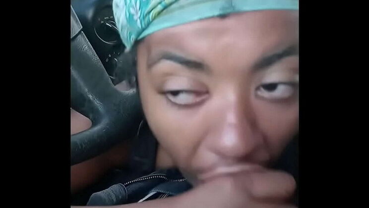 Young girl swallows big cock - teen deepthroat action