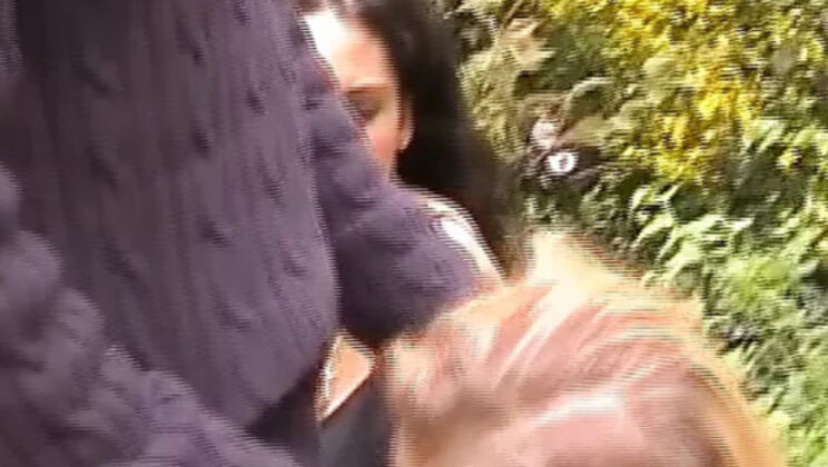 German Amateur Blonde & Brunette Suck Big Dick in Park - Hardcore Outdoor BJ