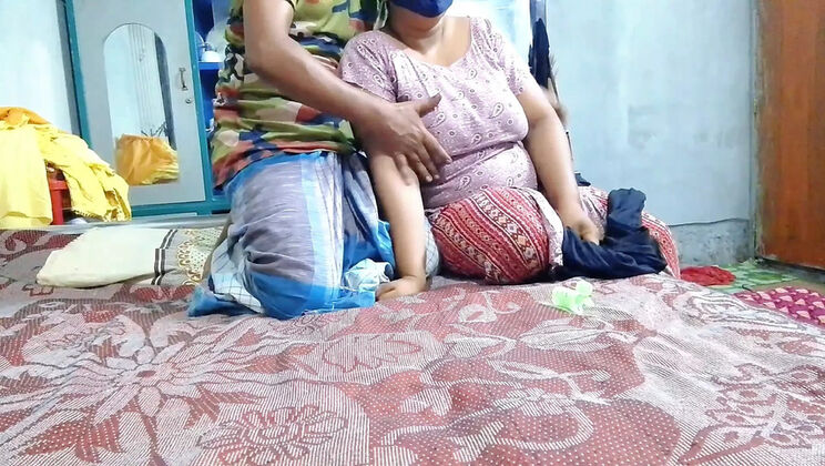 Bangladeshi Stepmom Sadia Vabi Gets Fucked Hard by Stepson's Friend - Anal, Doggy & 69