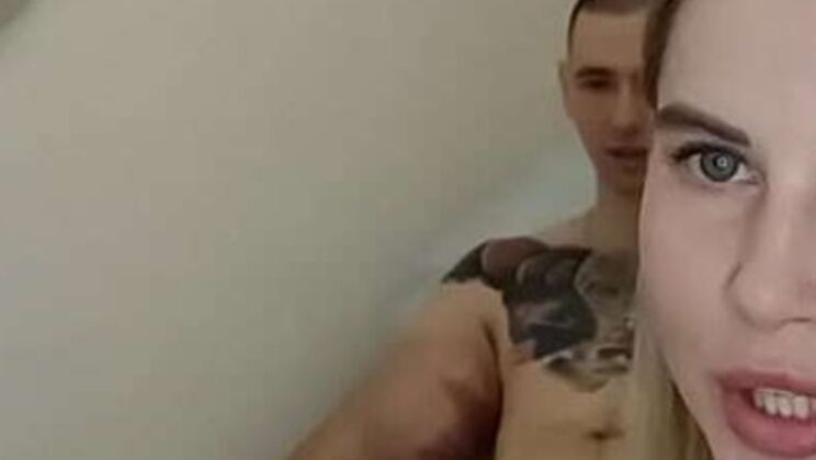 Blonde MILF SugarNadya Shaves Hairy Groin After Synthol Pumped Hands - Big Dick Closeup Fetish