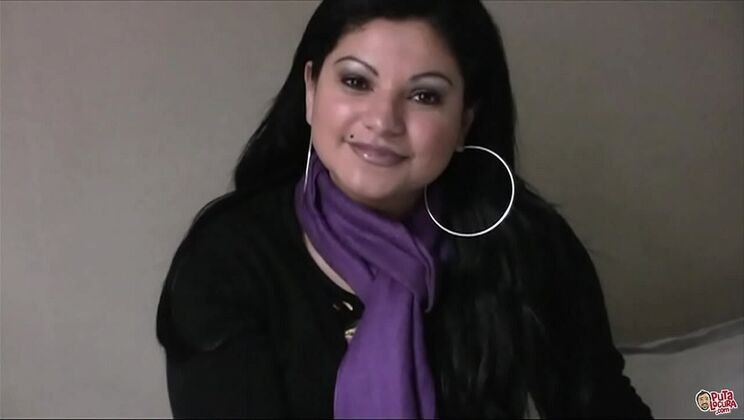 Young Chubby Brunette Gives Blowjob & Takes Cumshot - Amateur Reality Sex