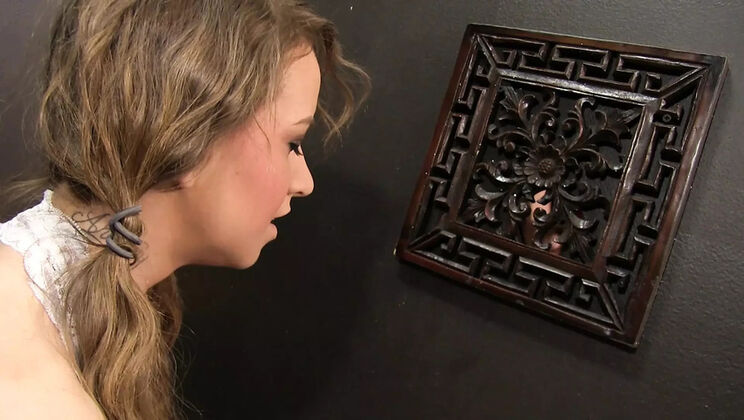 Hot MILF Pressley Carter Gets Wild at Gloryhole - Big Tits & Hardcore Cumshot