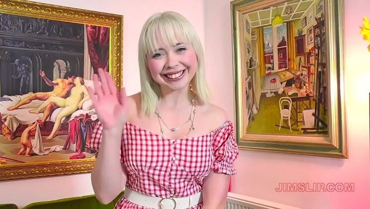 Christmas Balls Deep Throat Blowjob - Cherry English Sucks Big Cock