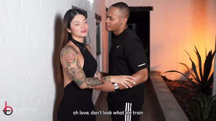 Horny Latina Teen Fucks BBC in Bathroom - Cuckold Husband Watches!