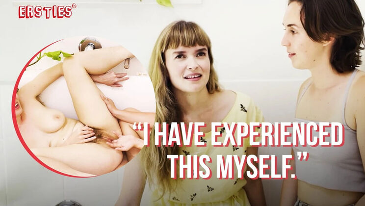 Hot German Lesbians Laney & Olive Fingering & Squirting in Steamy Bath - Big Natural Tits