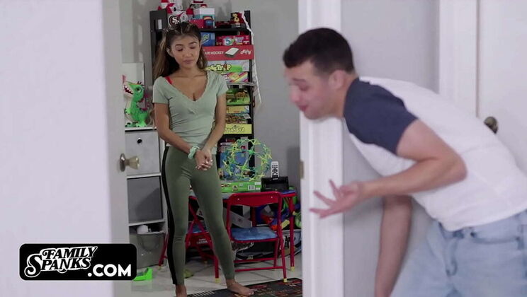 Tiny Asian Stepsister Clara Trinity Fucks Hard for Viral Fame - Small Tits, Skinny & Naked