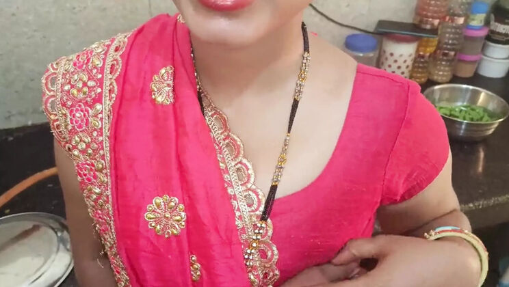 Desi Bhabhi's Kitchen Anal Fuck with Devar - Hindi Audio, Cumshot Creampie, 4K HD