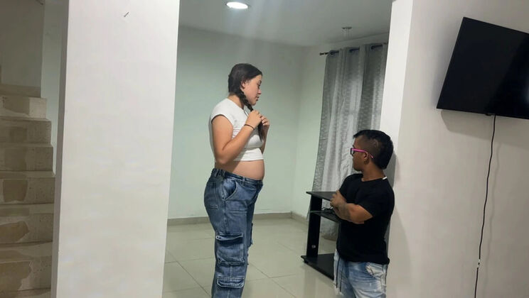 Julianaburning Anal Fuck With Rich Pregnant Latina MILF Real Estate Consultant - Huge Cock In Her Ass