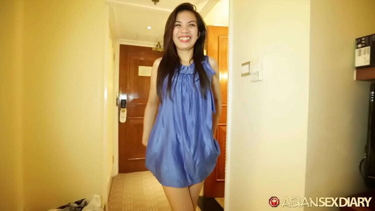 Asian Hairy Pussy Filipina Fucked Hard and Creamy Creampie