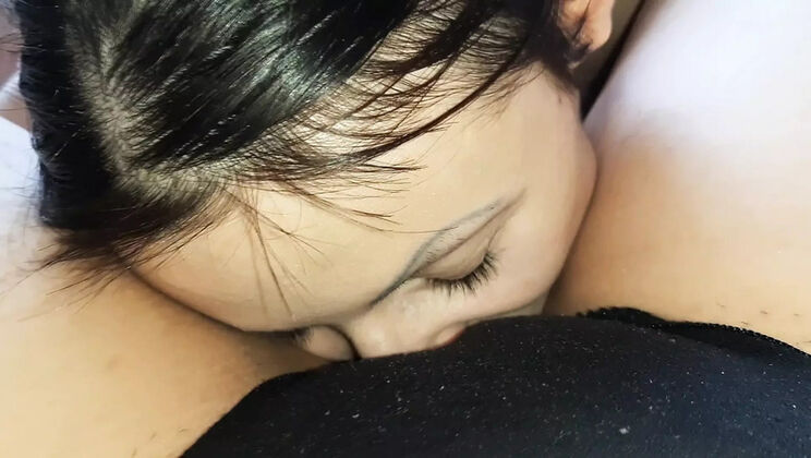 Lesbian POV: She Rips Panties to Lick & Suck Pussy Faster - Real Orgasm Moaning