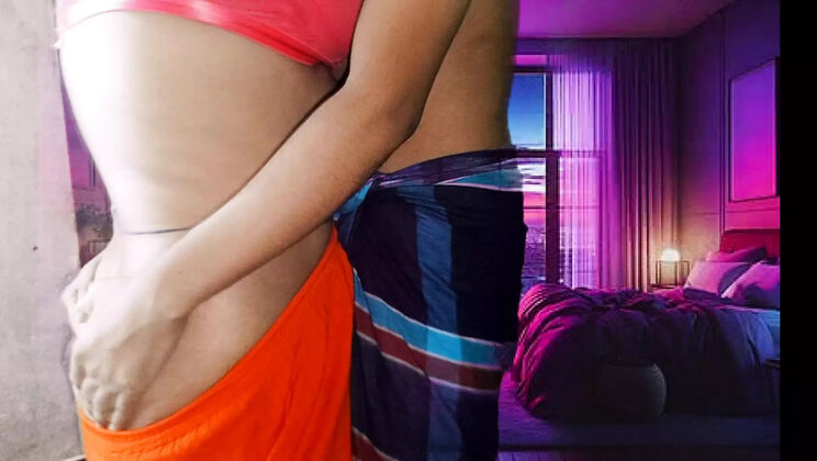 Desi Seema Bhabhi's Hot Night Fuck - Indian Homemade Doggy Style with Big Tits