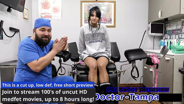 Dr Tampa Gyno Exam - Fingering POV Medical Fetish with Natural Girl