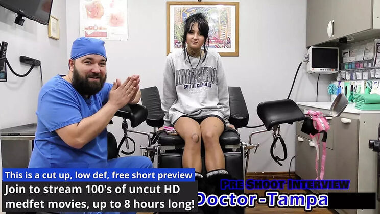 Dr Tampa Gyno Exam - Fingering POV Medical Fetish with Natural Girl