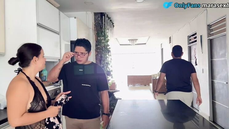 Hot Latina MILF StepMom Gets Gangbang Creampie From Brother In Law - Amateur Homemade HD