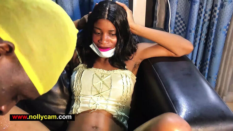 Nollycam Africa Wet Teen Squirting on Big Dick Close-Up