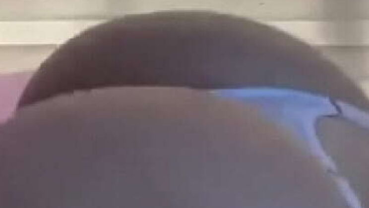 Isabela Ramirez Latina Masturbation with Dildo in Tight Sunflower Dress