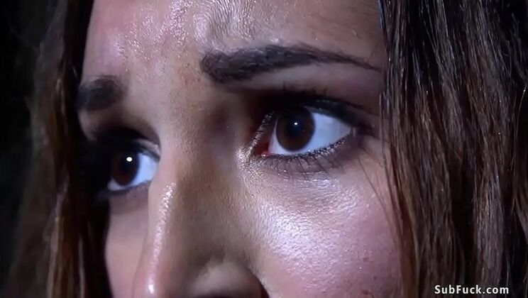 Moka Mora Tied Up and Gangbanged by Jury - Hardcore Anal Orgy with BDSM and Submission