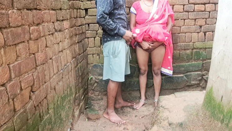 Indian Stepmom Fucking Hard Outdoor with Trilokinath