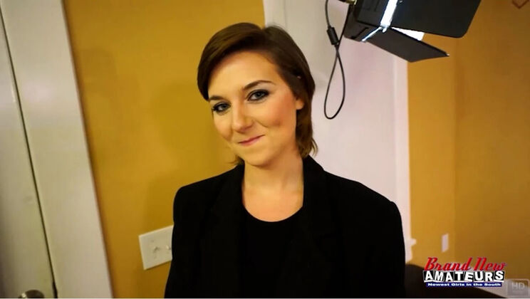 Busty Petite Brunette Kylie Fingered Hard and Fucked Deep