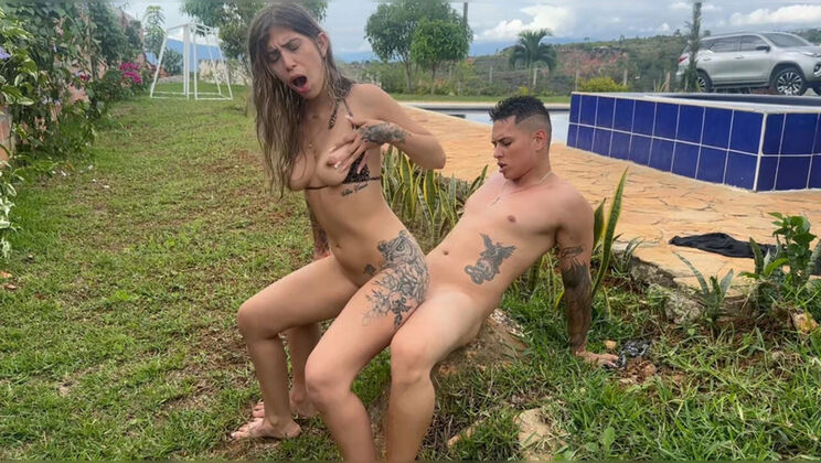 Lifeguard Rescues and Fucks Colombian Teen with Huge Booty in Brutal Sex