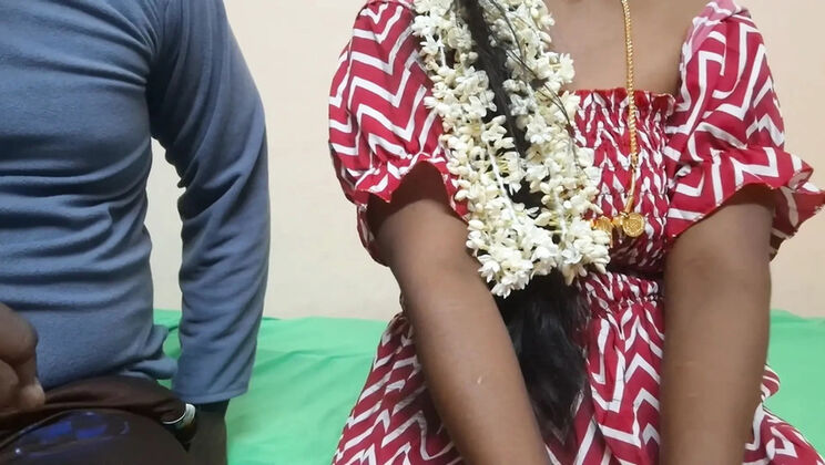 Tamil Wife Teaches How To Control Husband - Deep Throat Blowjob & Hot Kissing