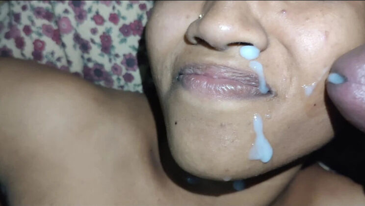 Telugu Face Fuck with Step Sister - Blowjob and Cum in Mouth