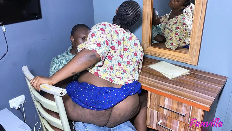 Student Pounds Fat Ass Ebony Teacher During Private Session