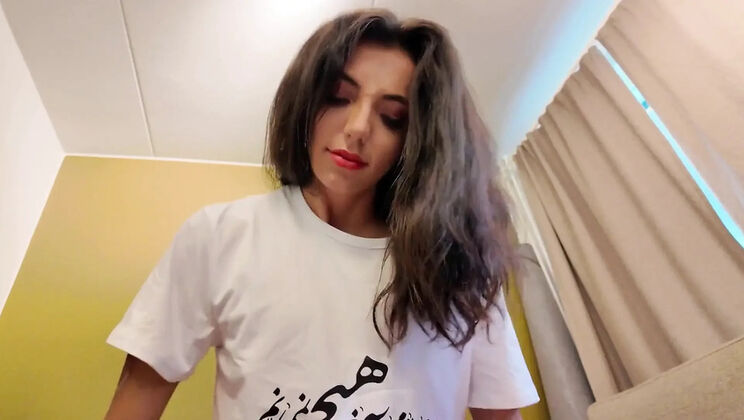 18 Year Old Persian Stepsister Gets Fucked Hard by Stepbro in Missionary