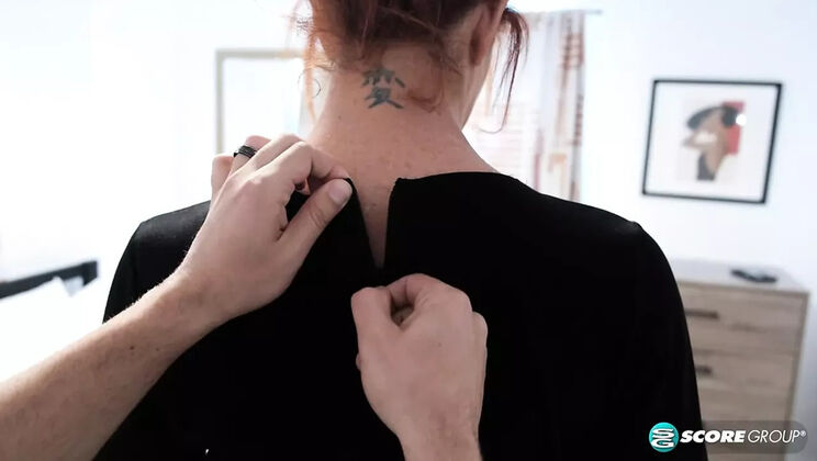 Mature Redhead MILF Gets Creampie in The Graduate Remake - College Stud Fucks Older Woman Doggy Style