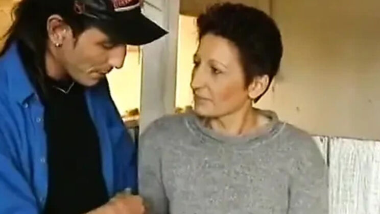 Short Hair Mature Slut Rides Big Hard Cock Outdoor