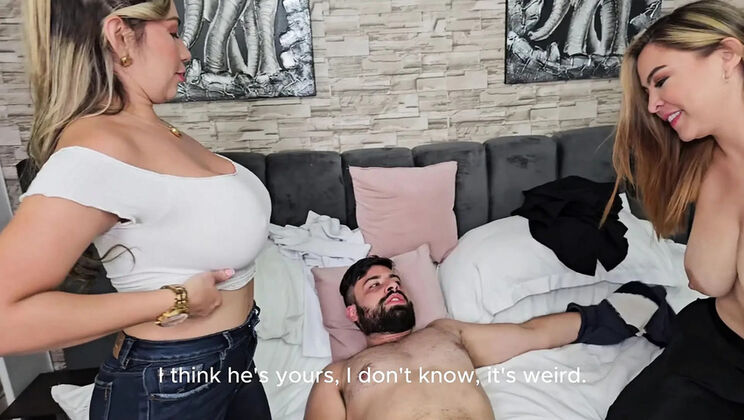 Busty Doctor and Nurse Threesome Fuck with Sick Patient - Big Tits Blonde Latina MILF