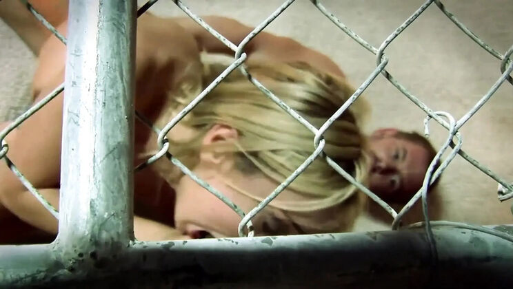 Kelly Wells Takes Multiple Glory Hole Cocks - Blonde Anal & Cumshot Threesome